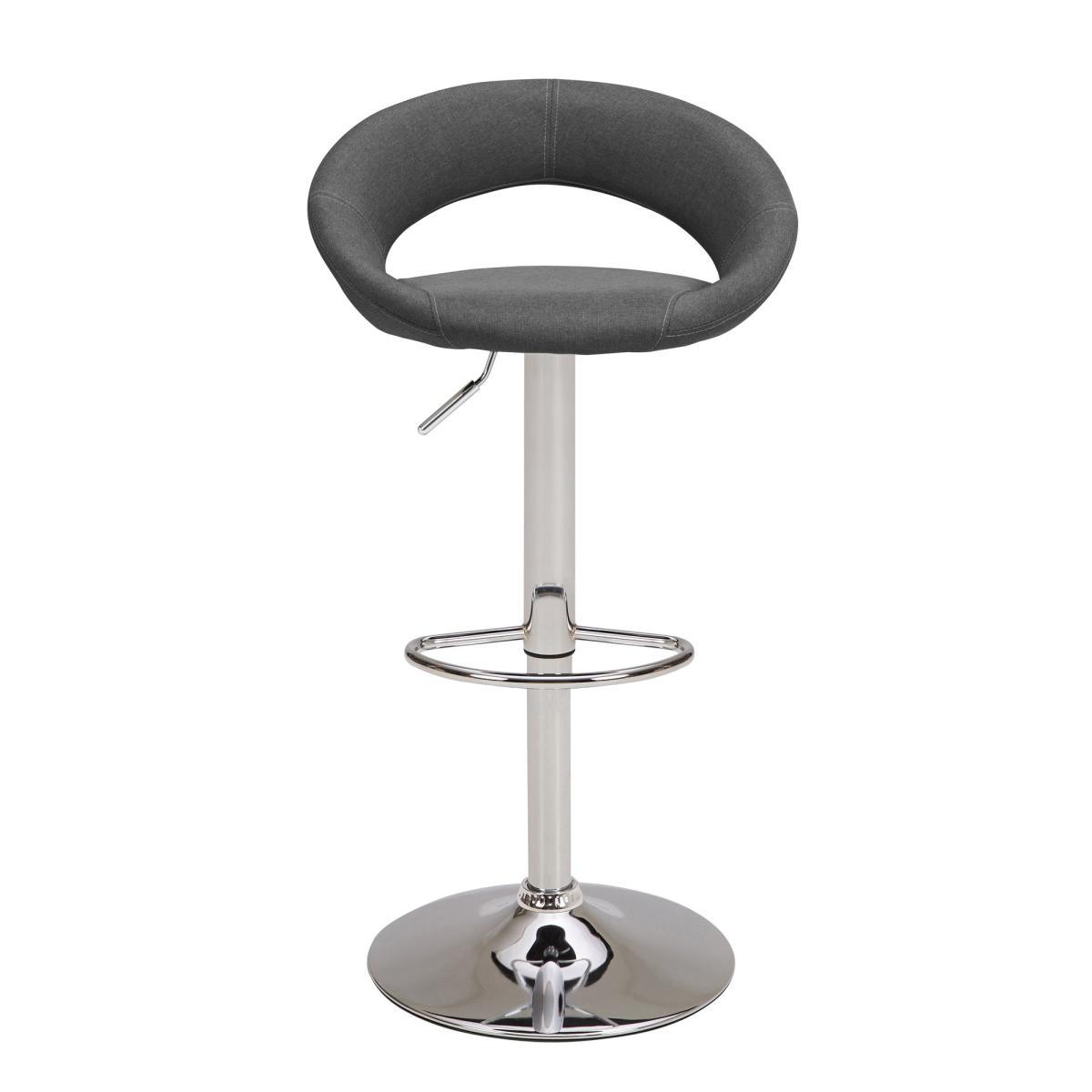 Knox Bar Stool Grey Fabric Grey – image 2