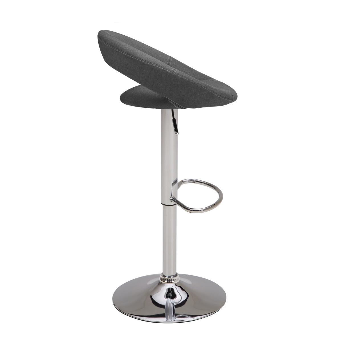 Knox Bar Stool Grey Fabric Grey – image 3