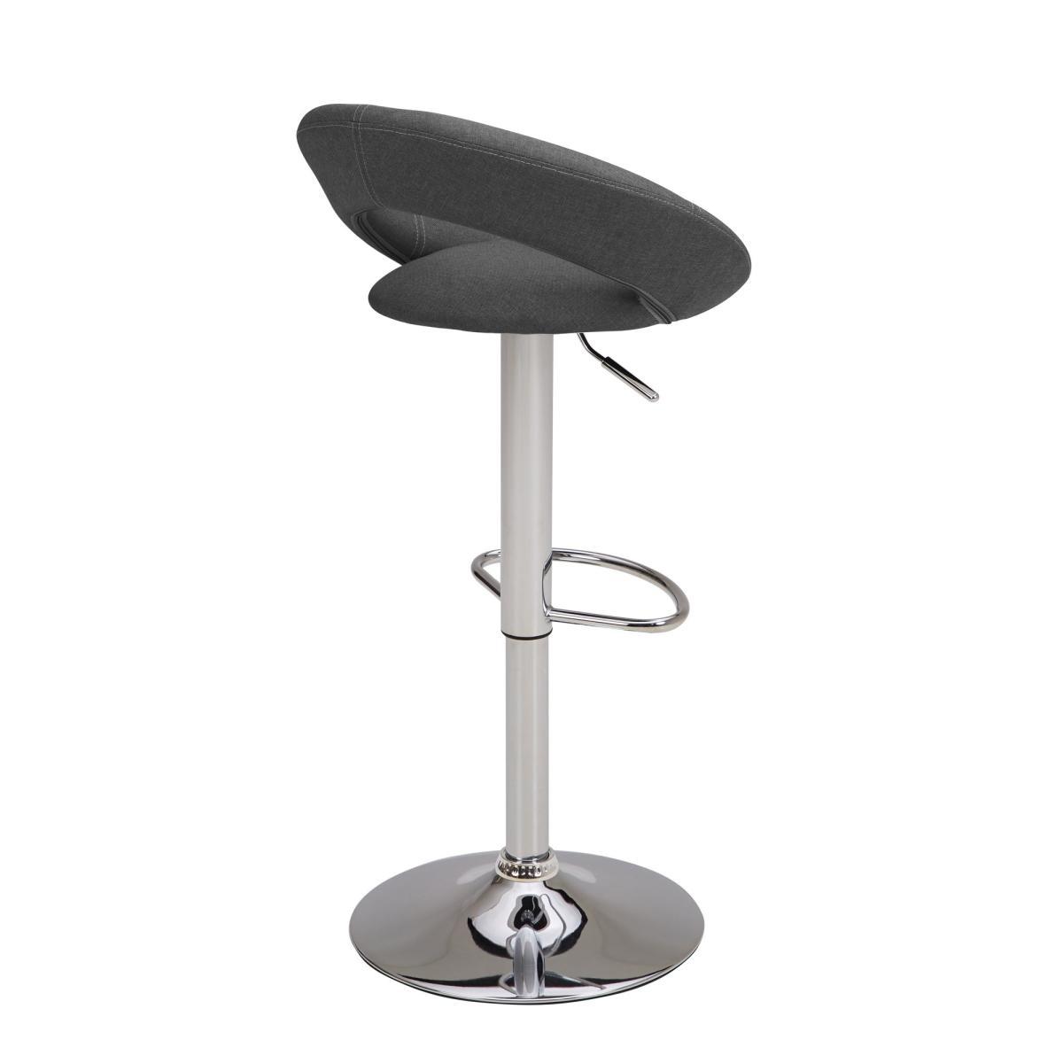 Knox Bar Stool Grey Fabric Grey – image 4