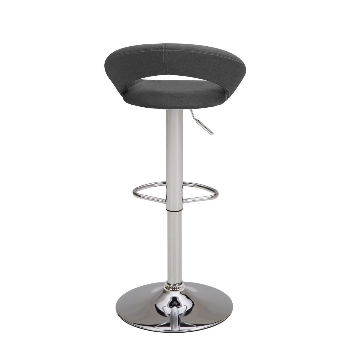 Knox Bar Stool Grey Fabric Grey – image 5