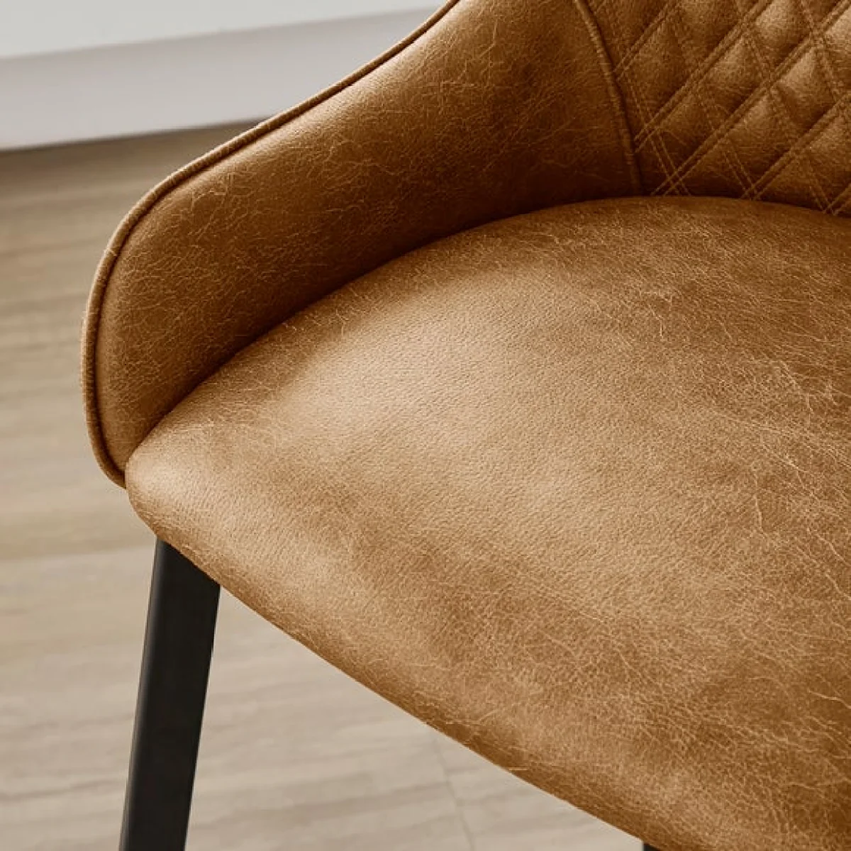 Hudson Bar Stool, Faux Leather – image 4