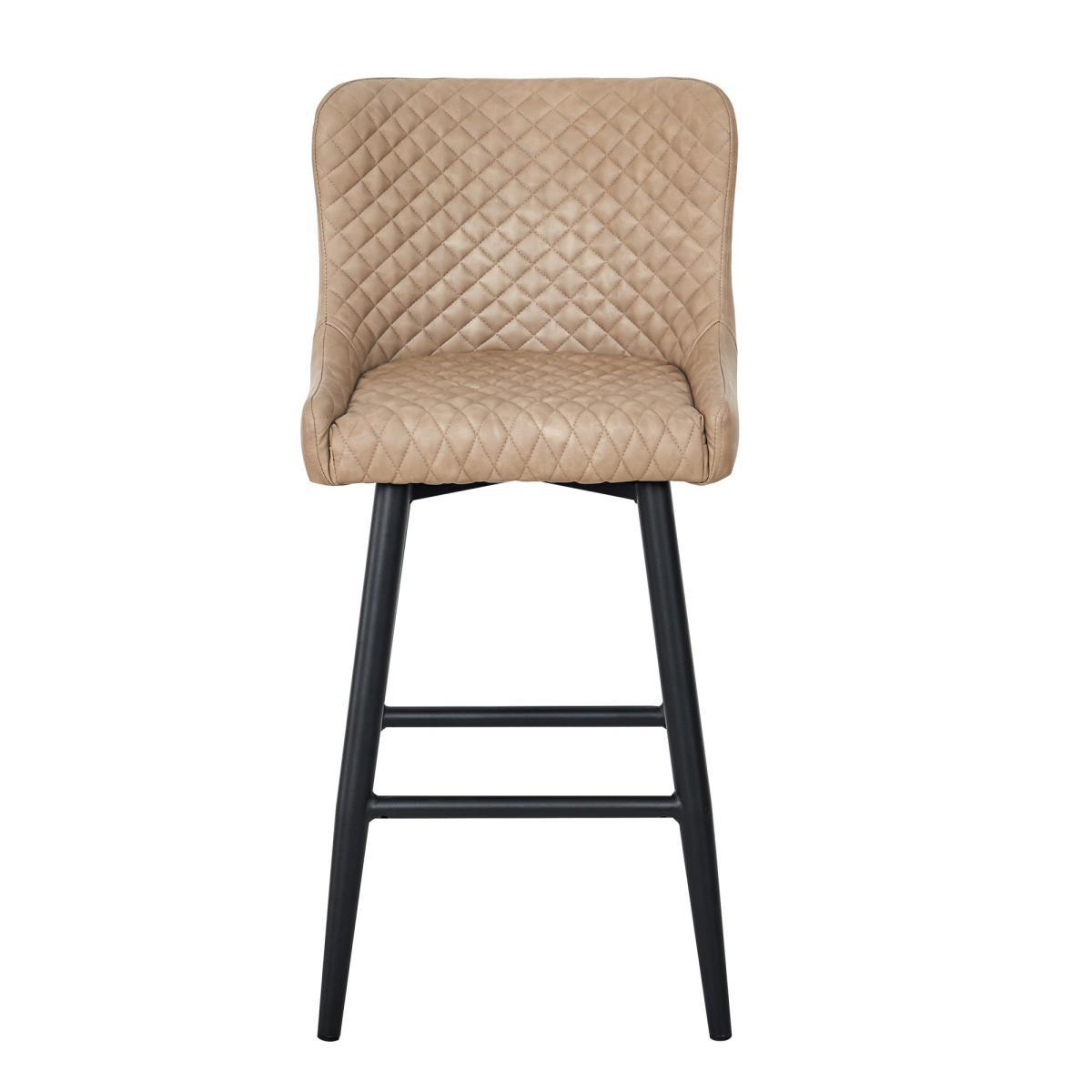 Montreal Mink PU Leather Bar Stool Mink – image 7