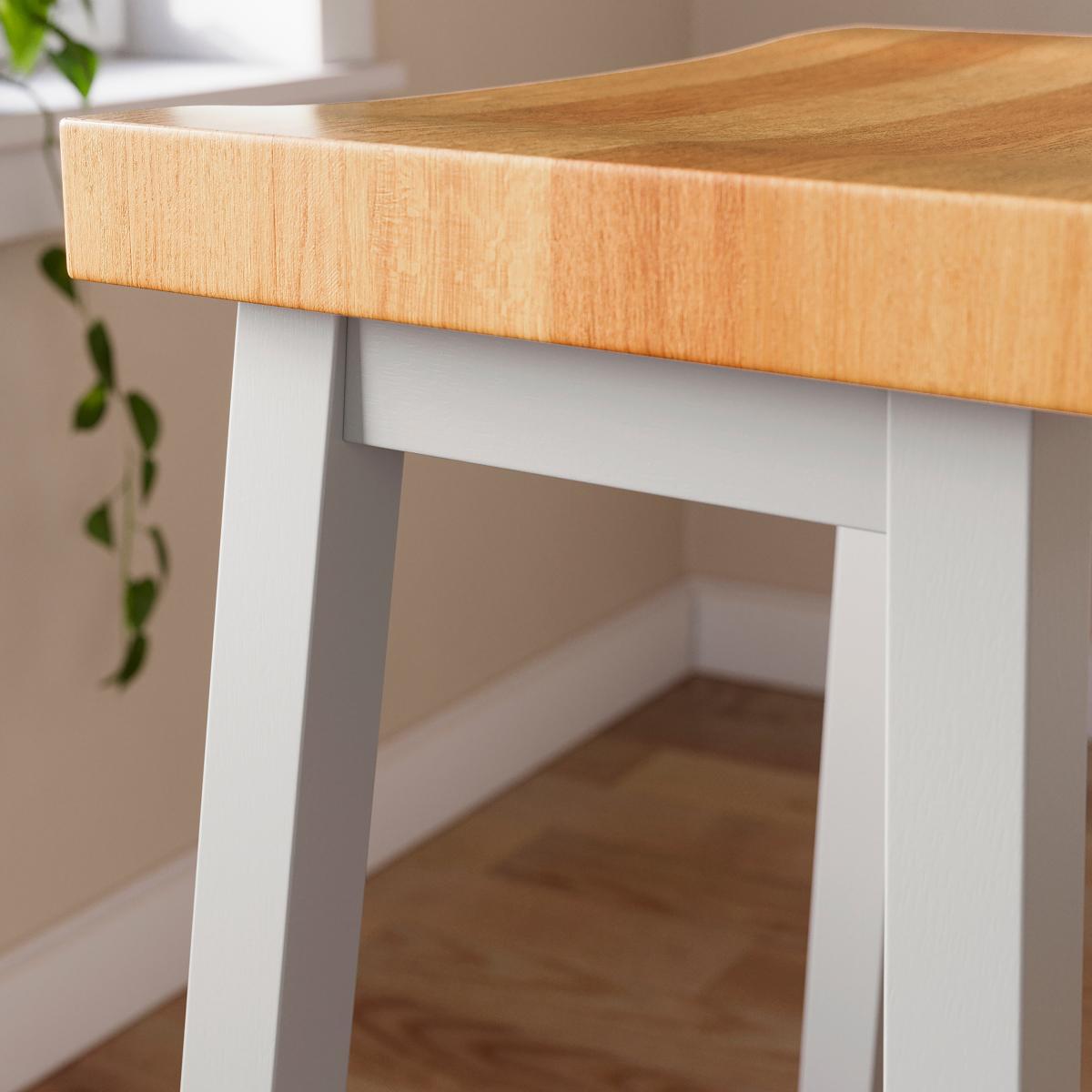 Briston Counter Height Bar Stool Light Grey – image 5