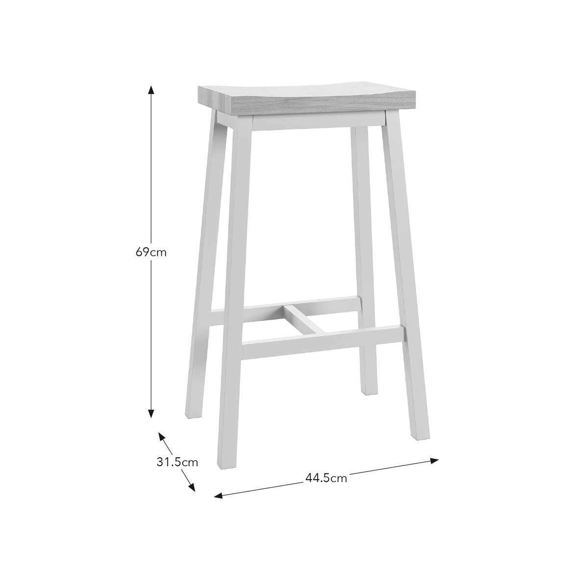 Briston Counter Height Bar Stool Light Grey – image 6