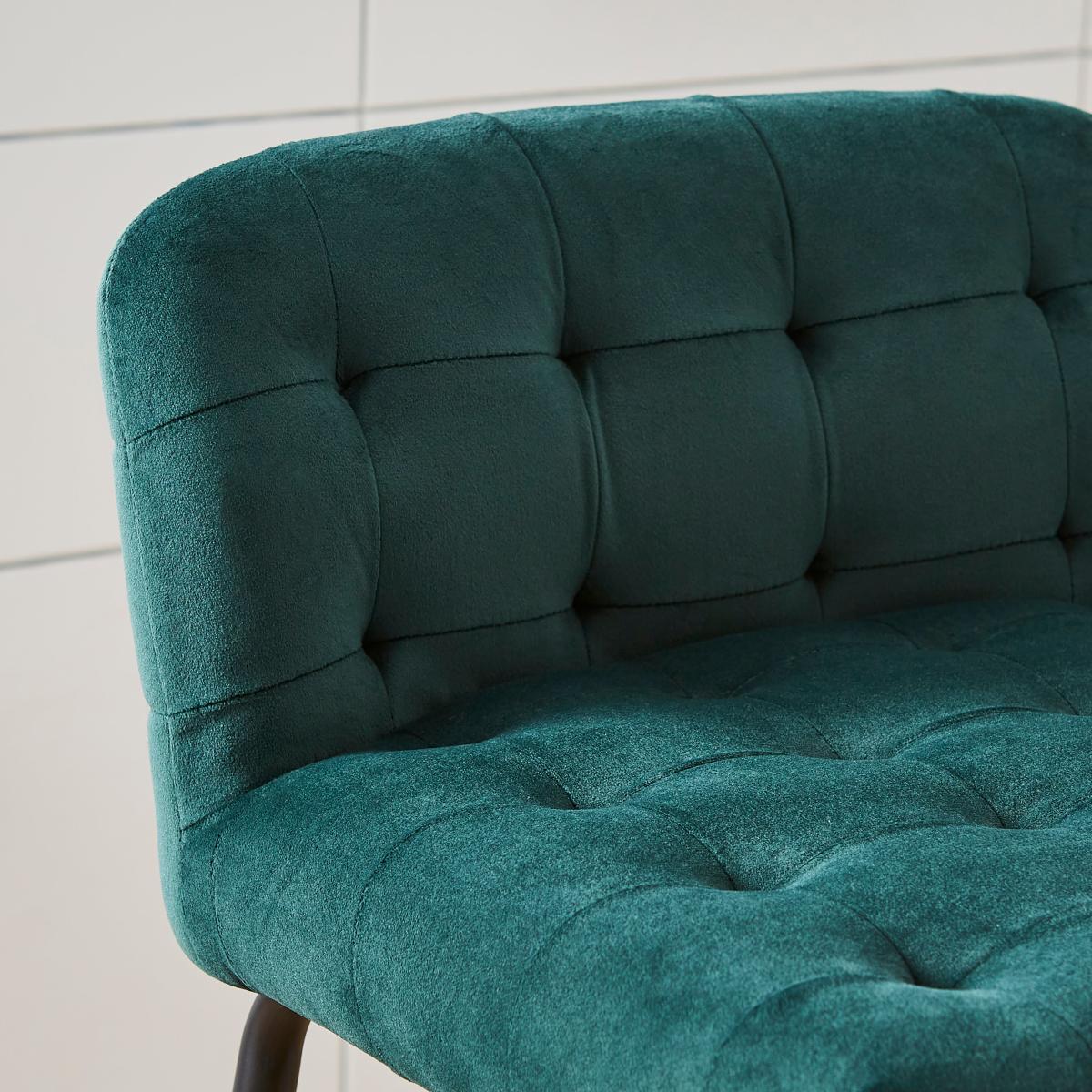 Bodie Counter Height Bar Stool, Velvet Bottle Green – image 2