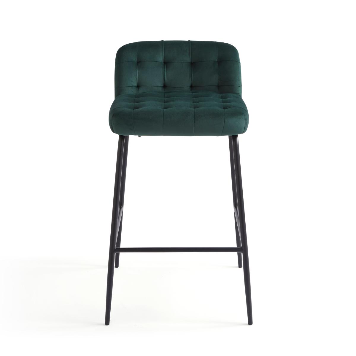 Bodie Counter Height Bar Stool, Velvet Bottle Green – image 5