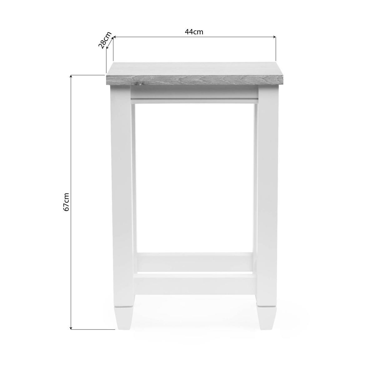 Churchgate Ivory Island Bar Stool Ivory – image 6