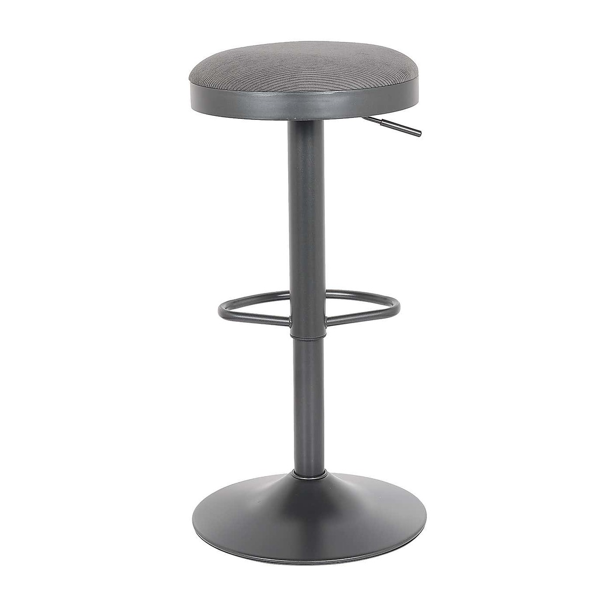 Terni Grey Cord Bar Stool Grey – image 3