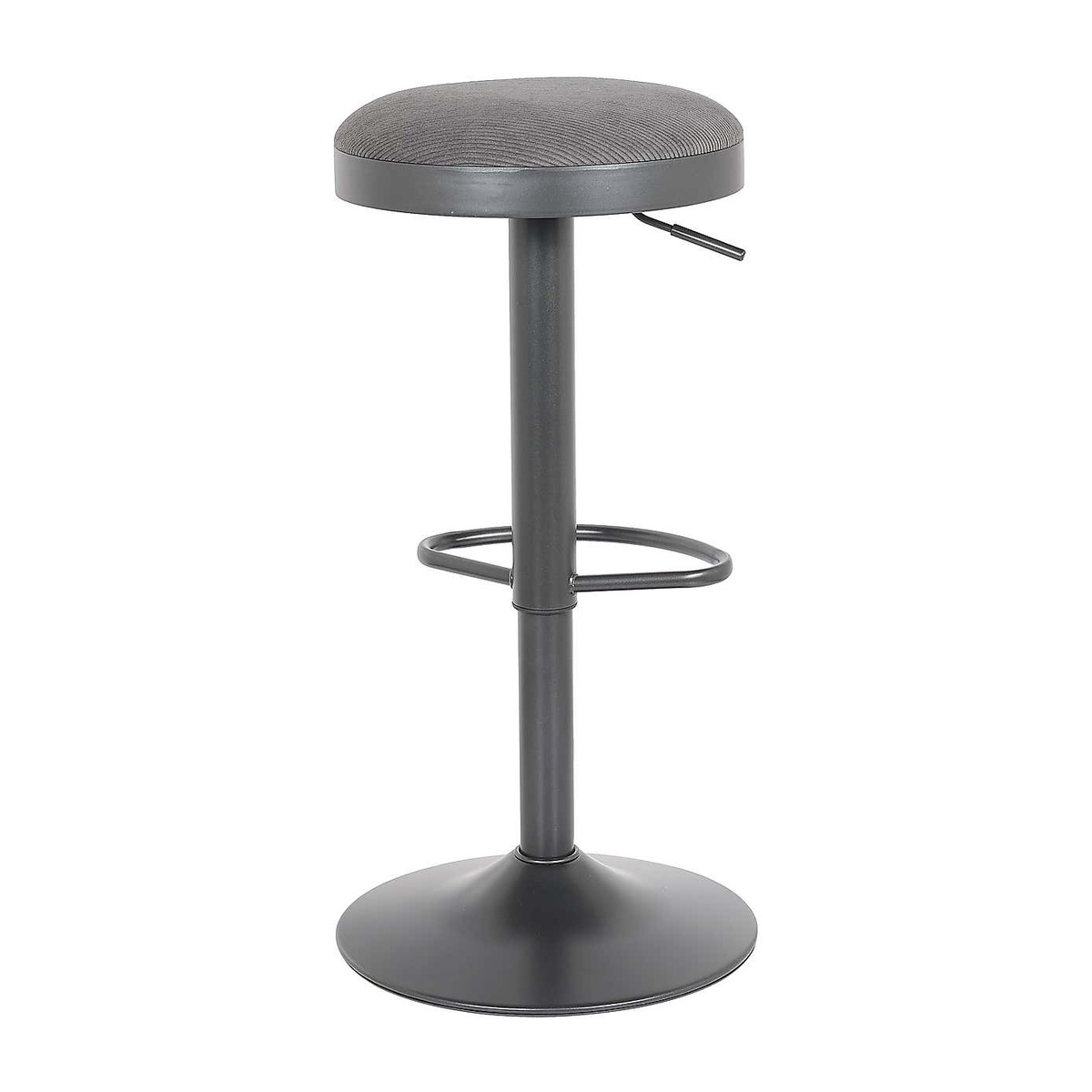 Terni Grey Cord Bar Stool Grey – image 4