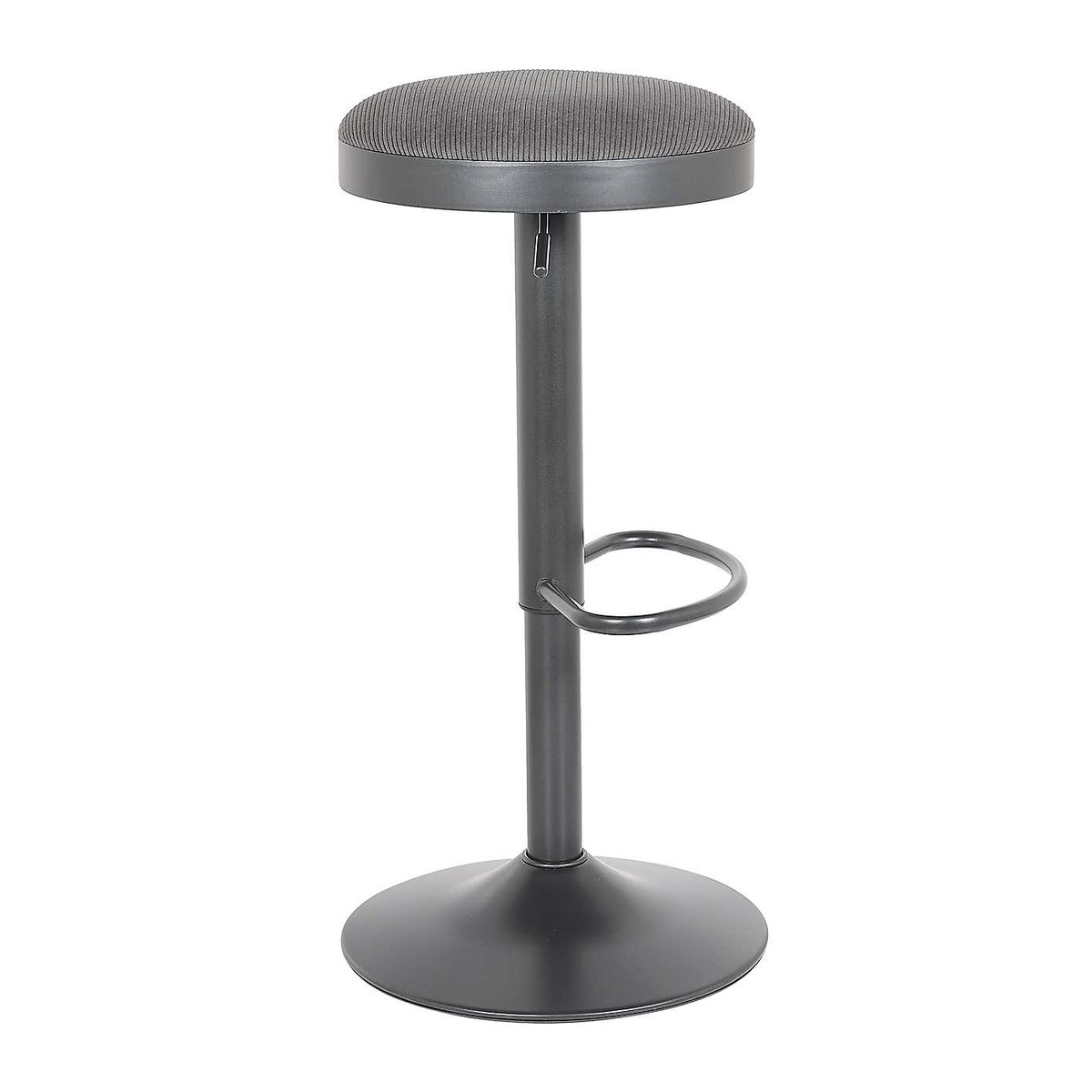 Terni Grey Cord Bar Stool Grey – image 5