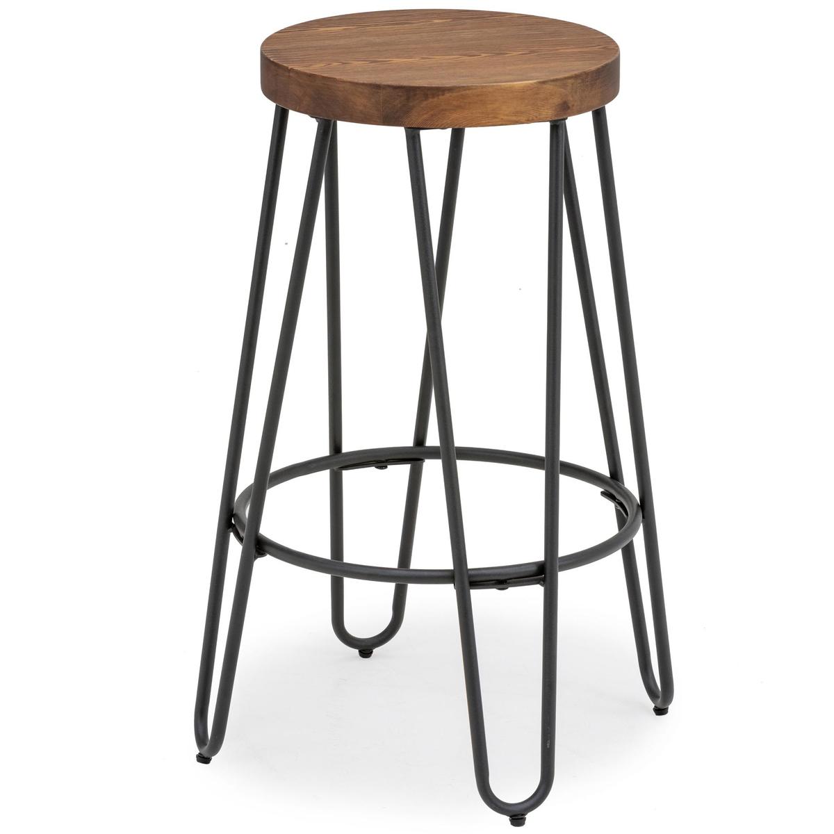 Torino Bar Stool Black – image 3
