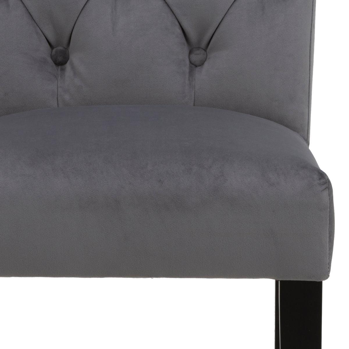 Newbury Bar Stool Grey Velvet Grey – image 7