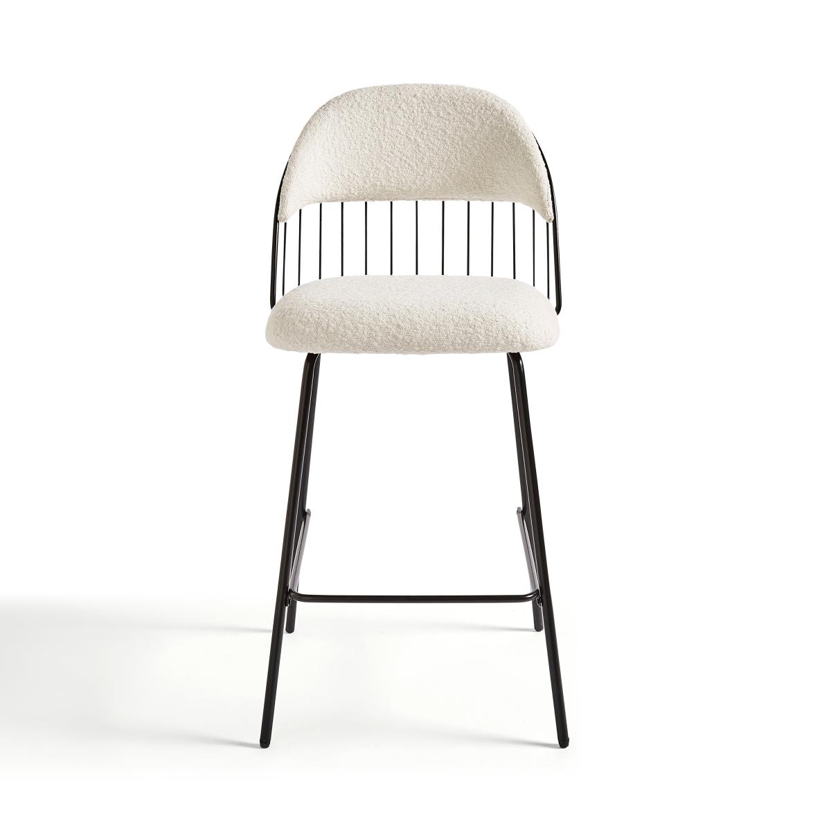 Marcela Boucle Bar Stool, Ivory Ivory – image 5