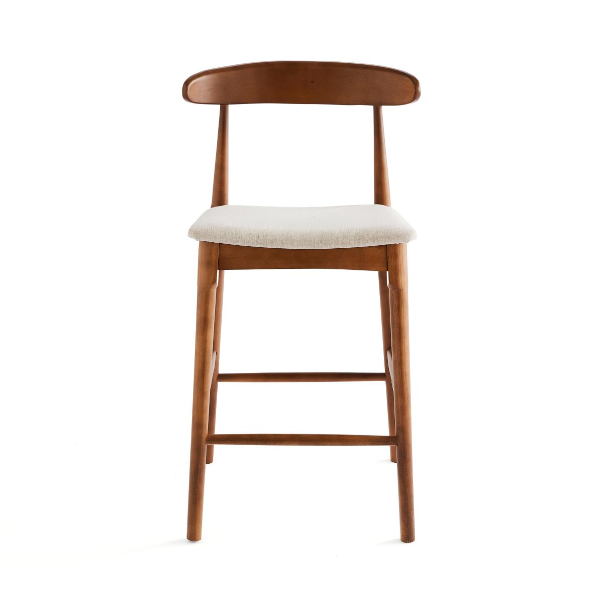 Elements Alva Bar Height Stool, Natural Fabric Beige/Brown – image 6