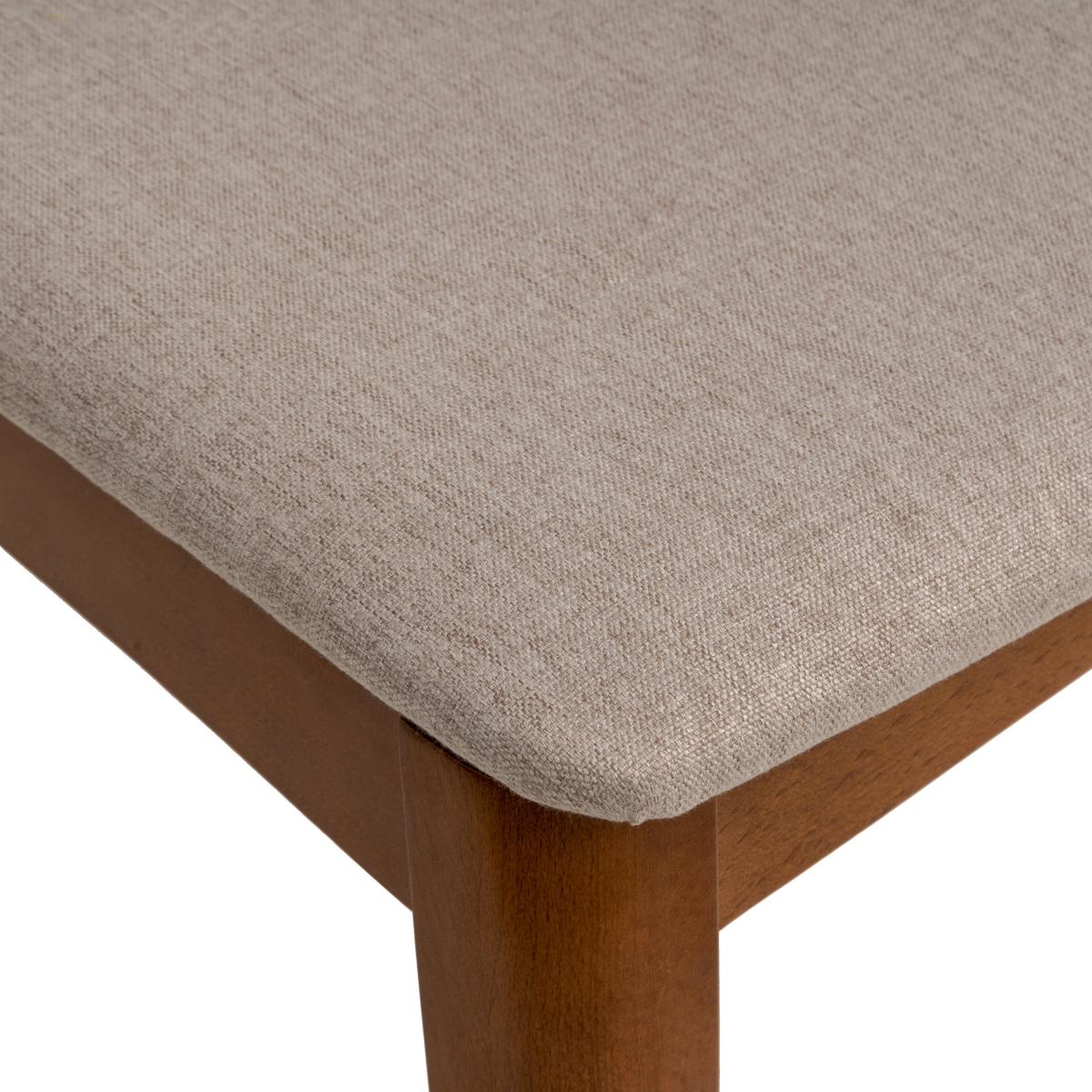 Elements Alva Bar Height Stool, Natural Fabric Beige/Brown – image 8