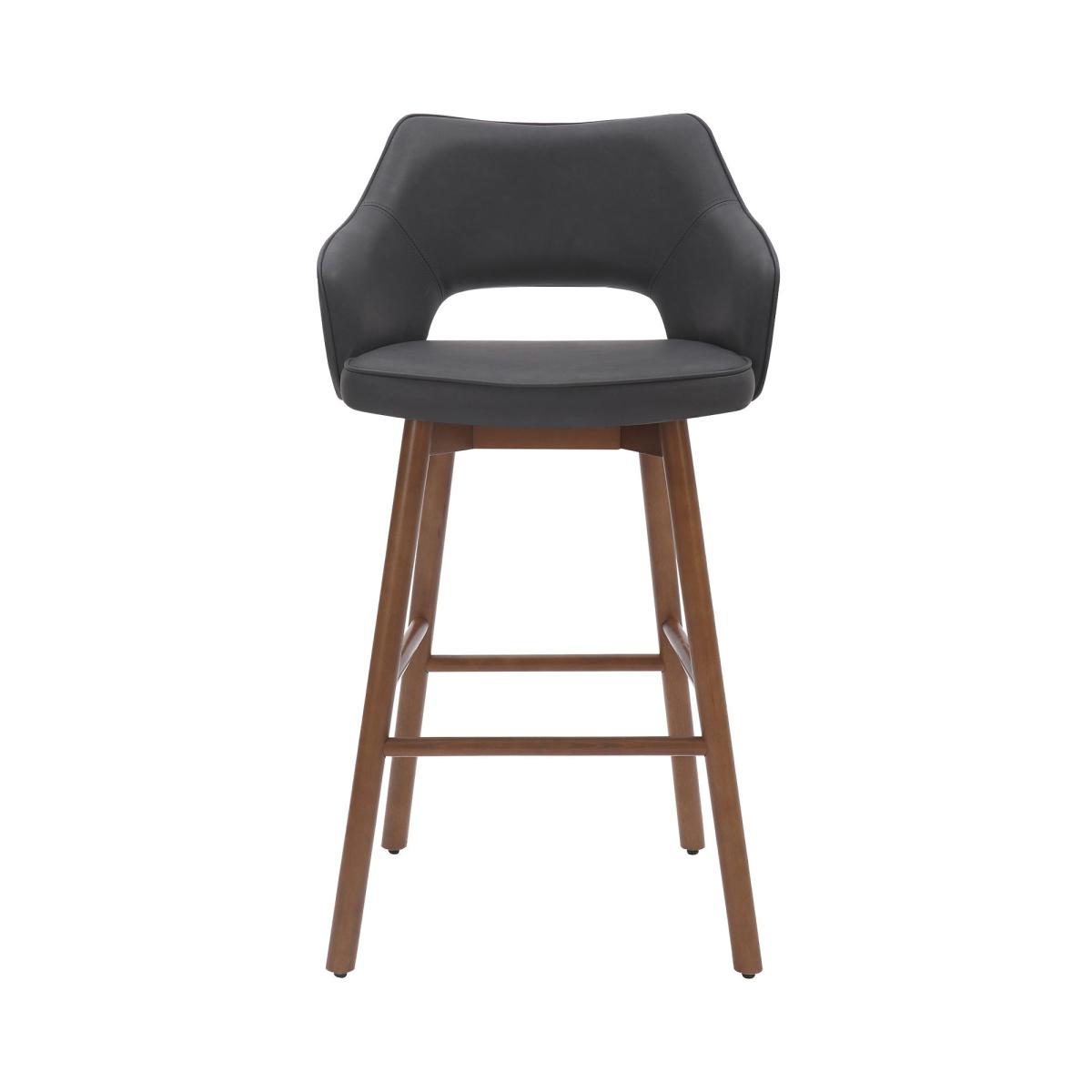 Elements Karin Bar Stool Black PU Black – image 3