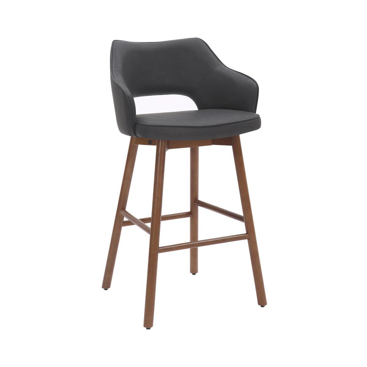 Elements Karin Bar Stool Black PU Black – image 4