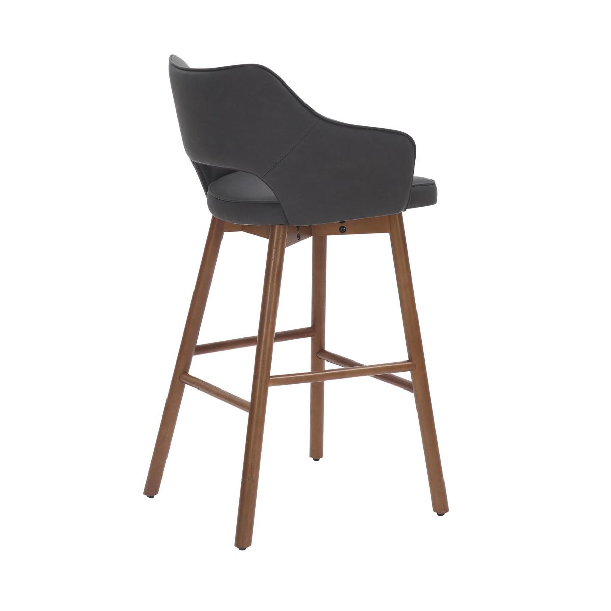 Elements Karin Bar Stool Black PU Black – image 6