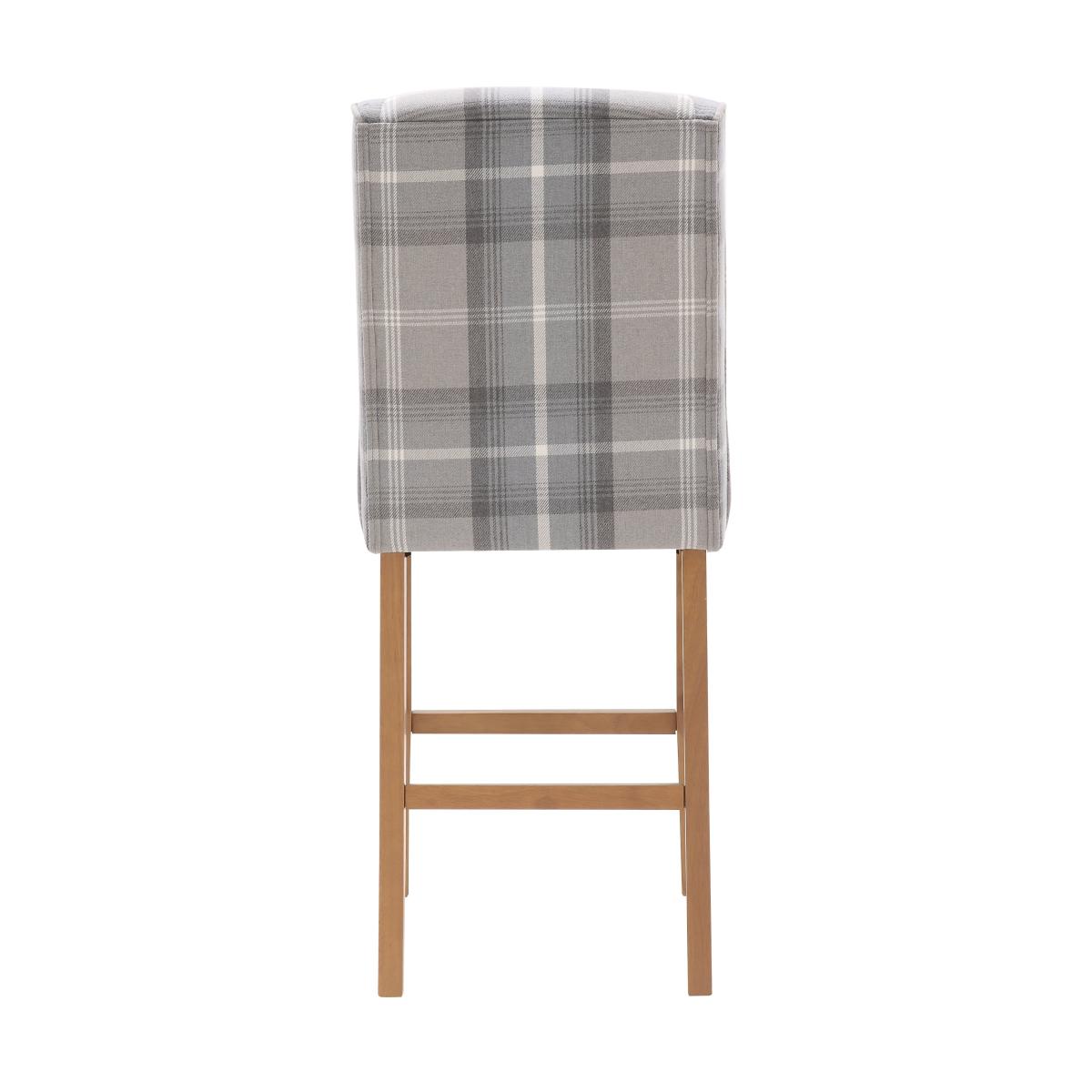 Oswald Bar Stool Grey/White – image 6