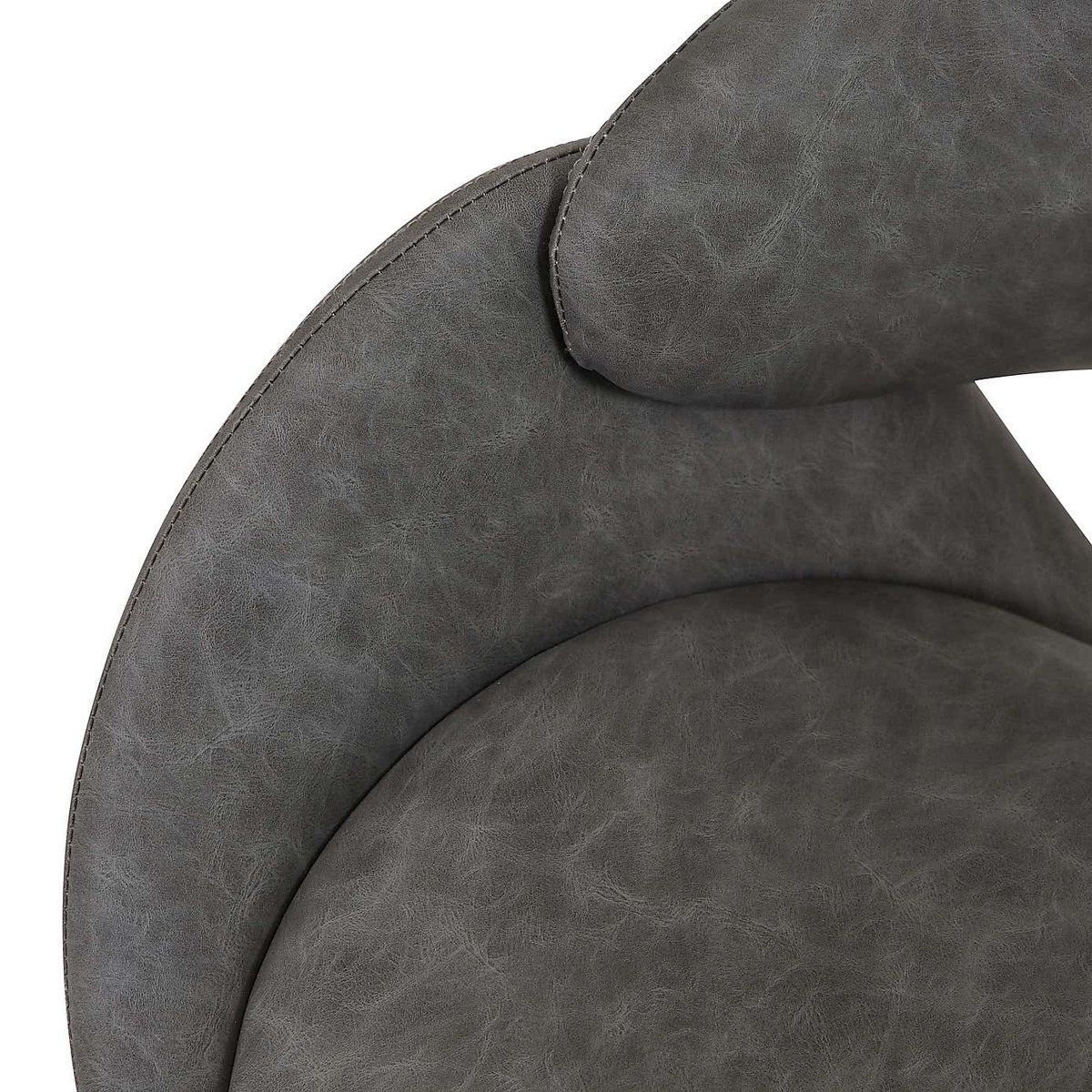 Torcello Bar Stool Grey PU Leather Grey – image 4