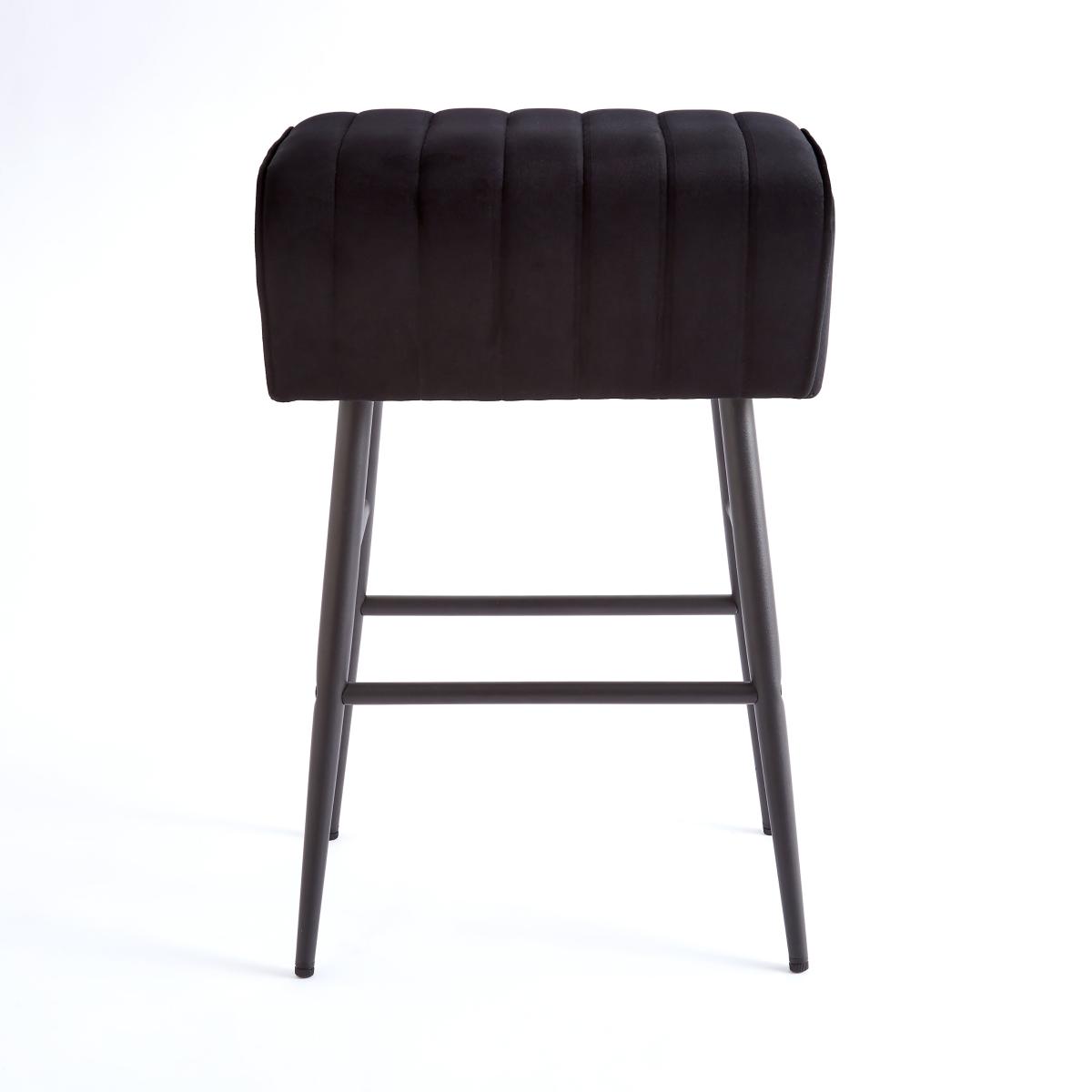 Bude Bar Stool, Velvet Black – image 5