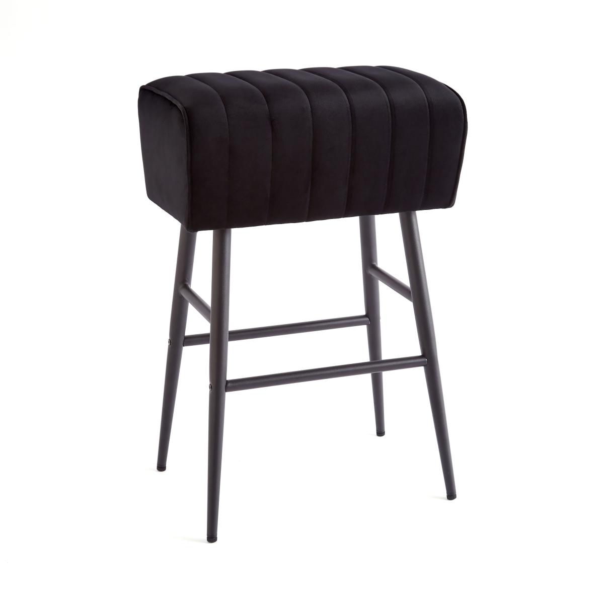 Bude Bar Stool, Velvet Black – image 6