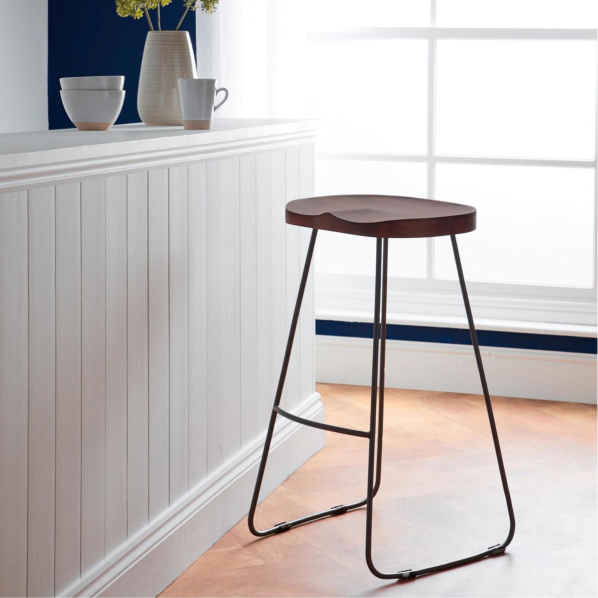 Farringdon Acacia Barstool Brown – image 3