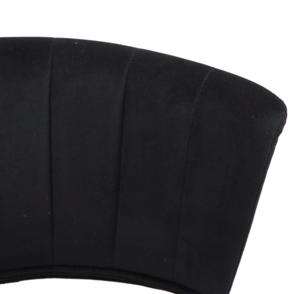 Kendall Velvet Bar Stool Black – image 6