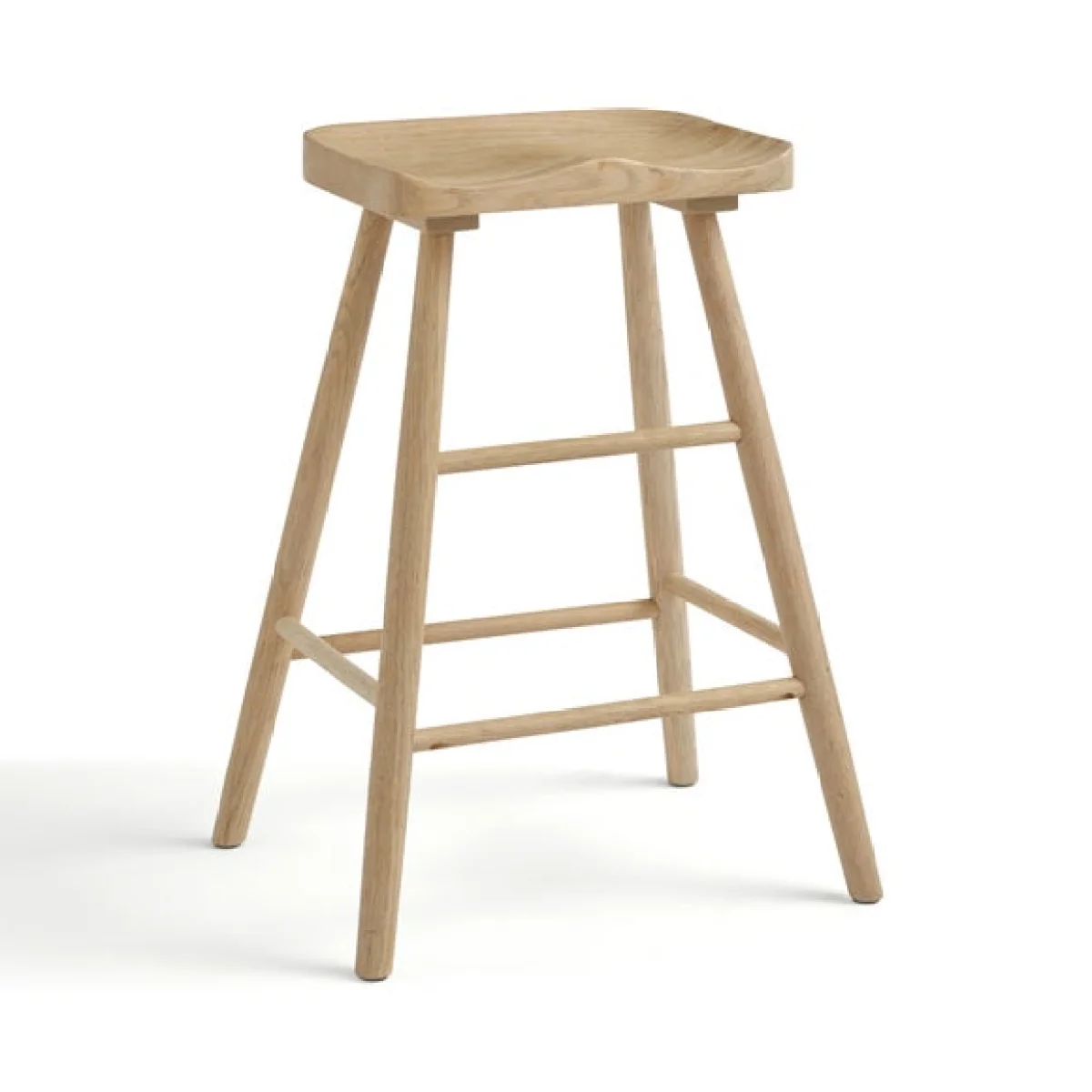 Loxwood Counter Height Bar Stool, Solid Oak – image 5