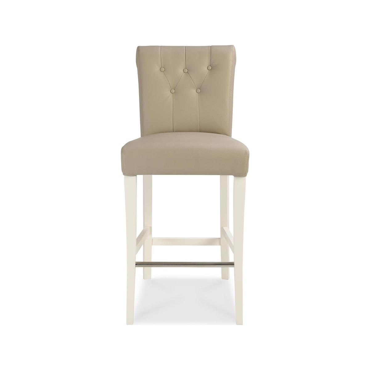 Eaton Upholstered Pair Of Bar Stools - Natural Natural – image 2
