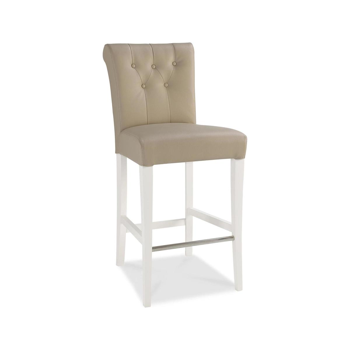 Eaton Upholstered Pair Of Bar Stools - Natural Natural – image 1