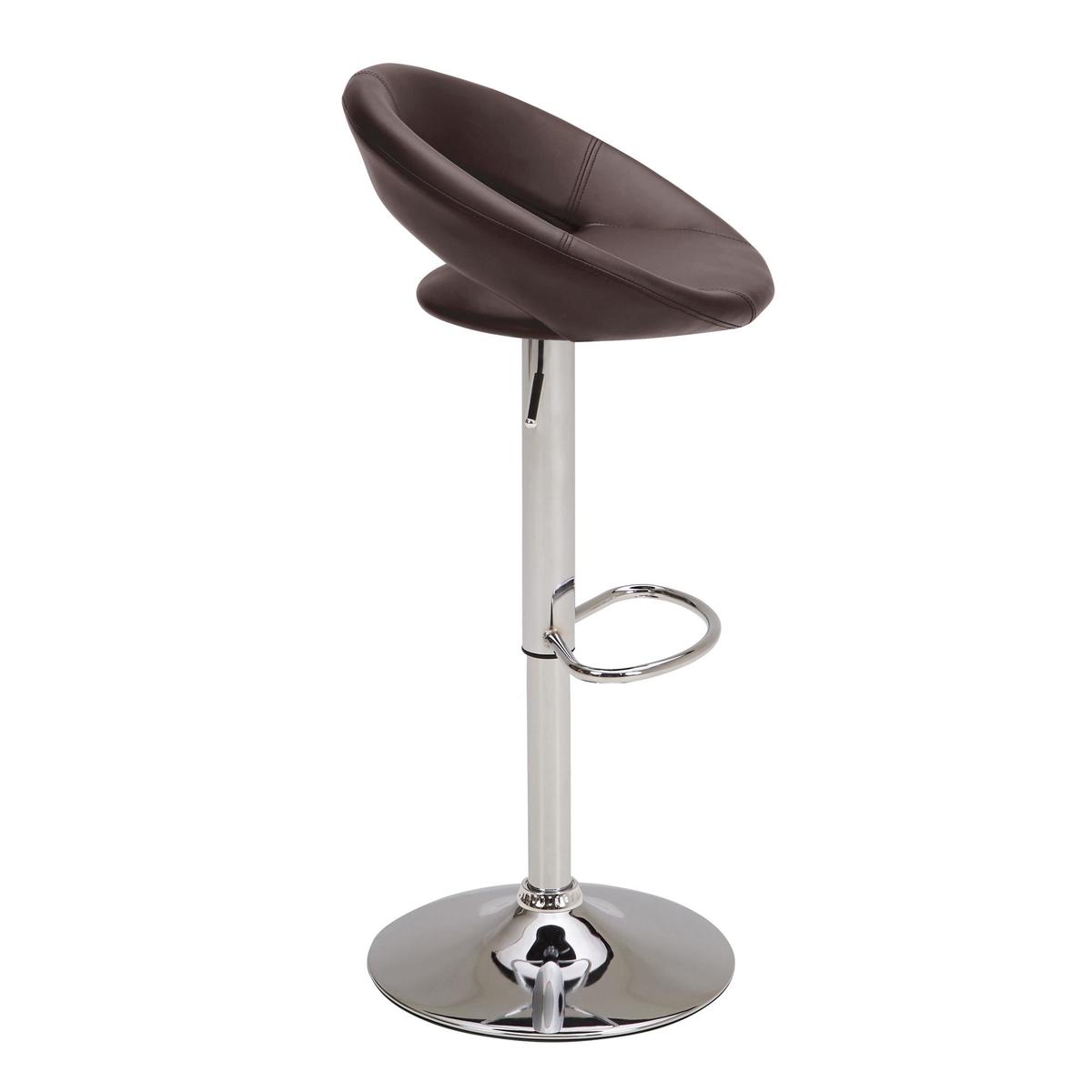 Knox Bar Stool Brown PU Leather Brown – image 4