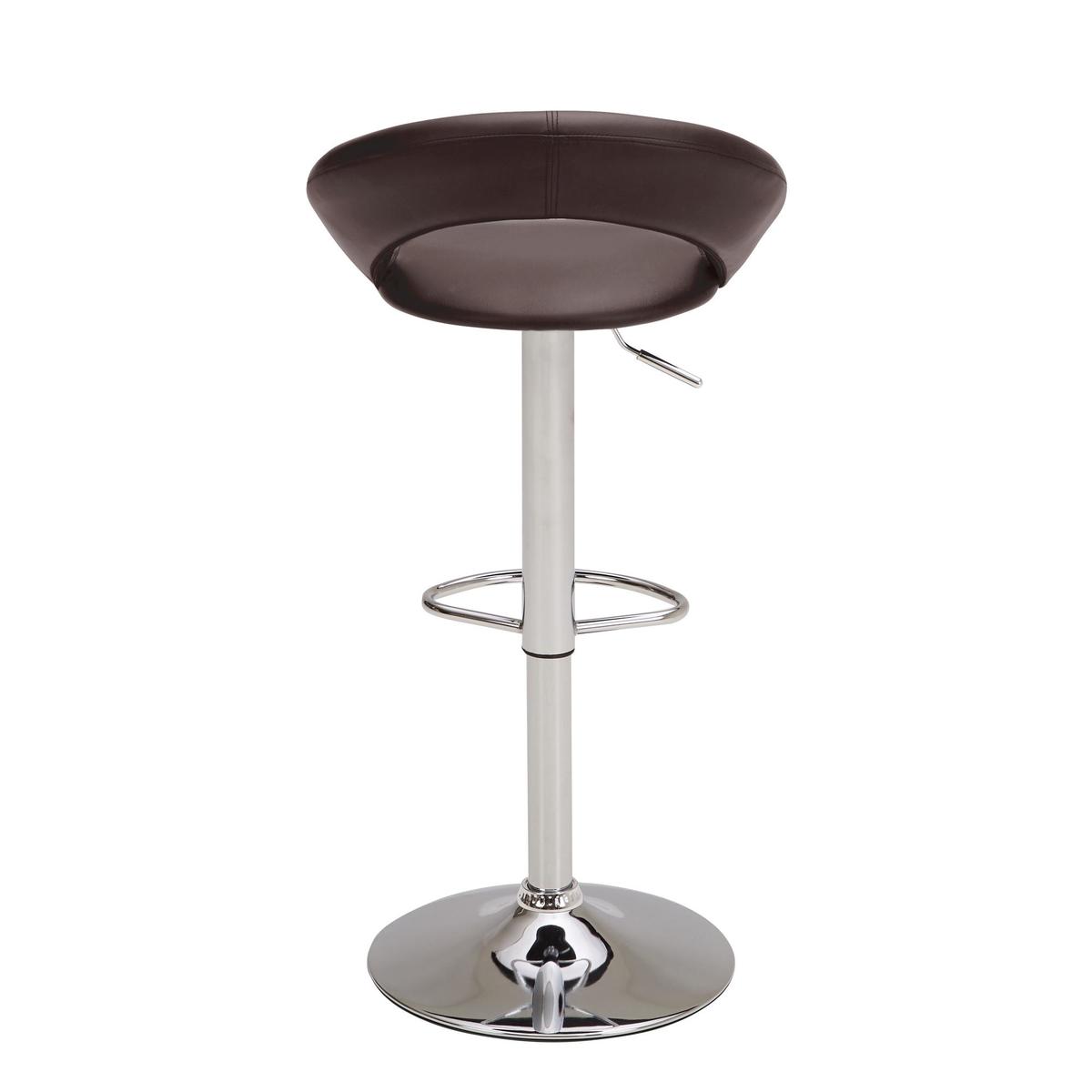 Knox Bar Stool Brown PU Leather Brown – image 5
