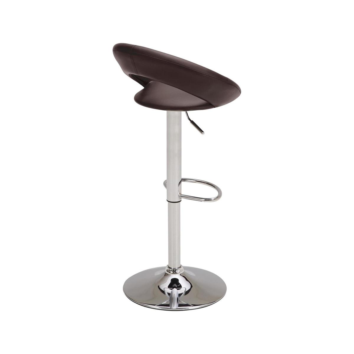 Knox Bar Stool Brown PU Leather Brown – image 2