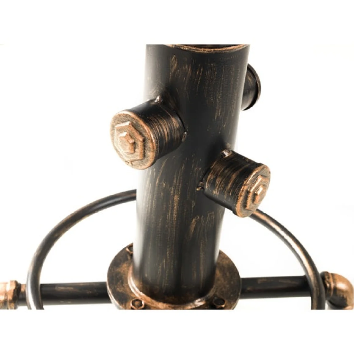 RETURN - Rockport Pipework Adjustable Height Bar Stool, Mocha – image 4