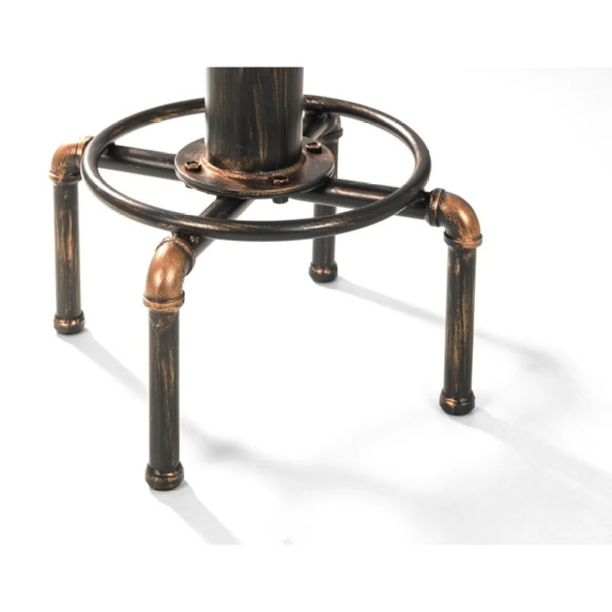 RETURN - Rockport Pipework Adjustable Height Bar Stool, Mocha – image 5