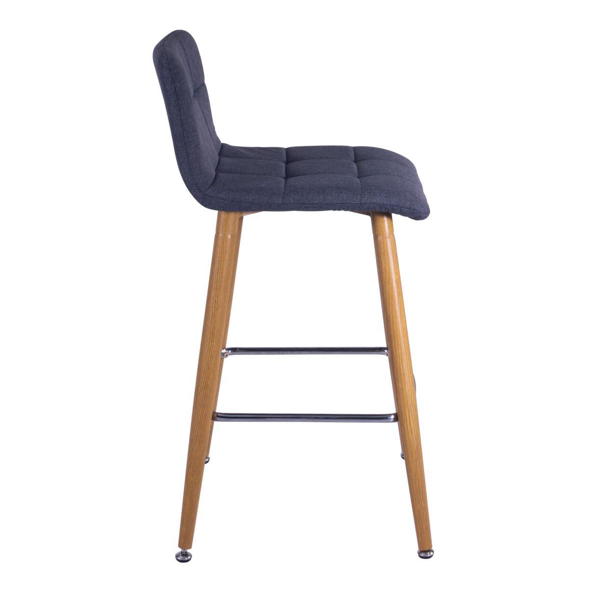 Johan Grey Bar Stool Grey – image 3
