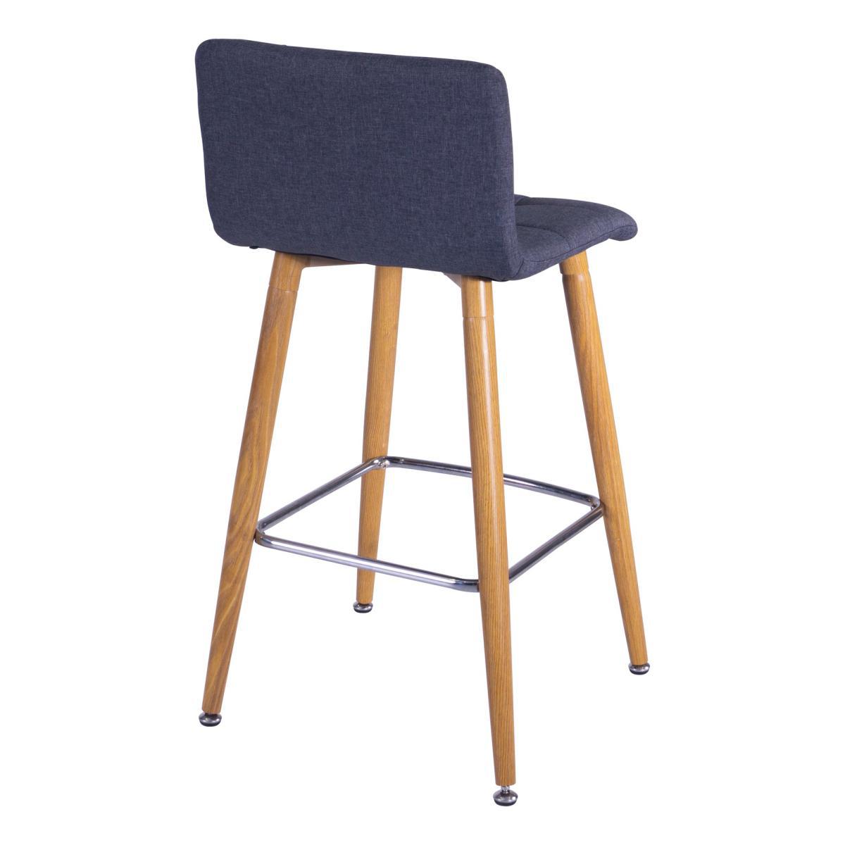 Johan Grey Bar Stool Grey – image 4