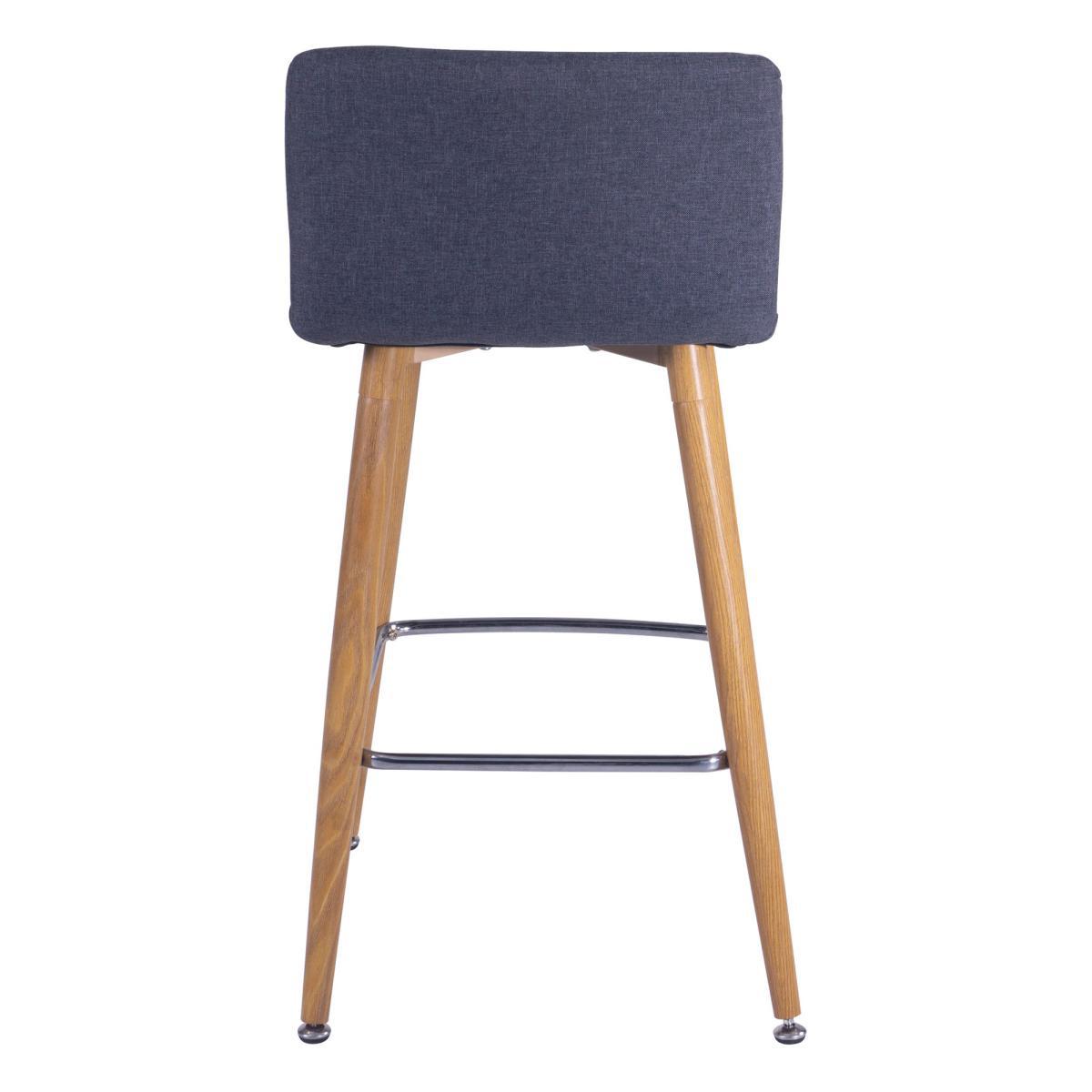Johan Grey Bar Stool Grey – image 5