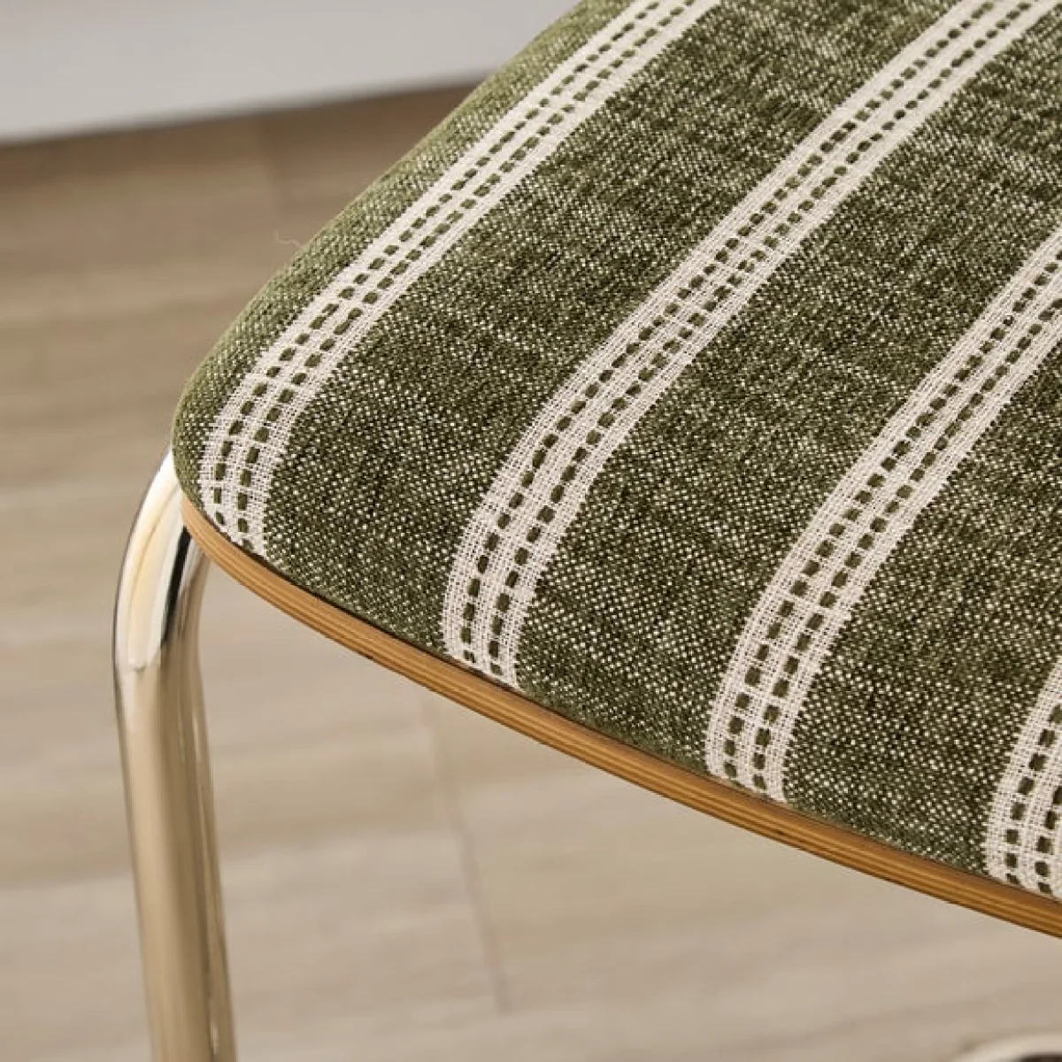 Draper Cantilever Barstool, Textured Weave – image 4