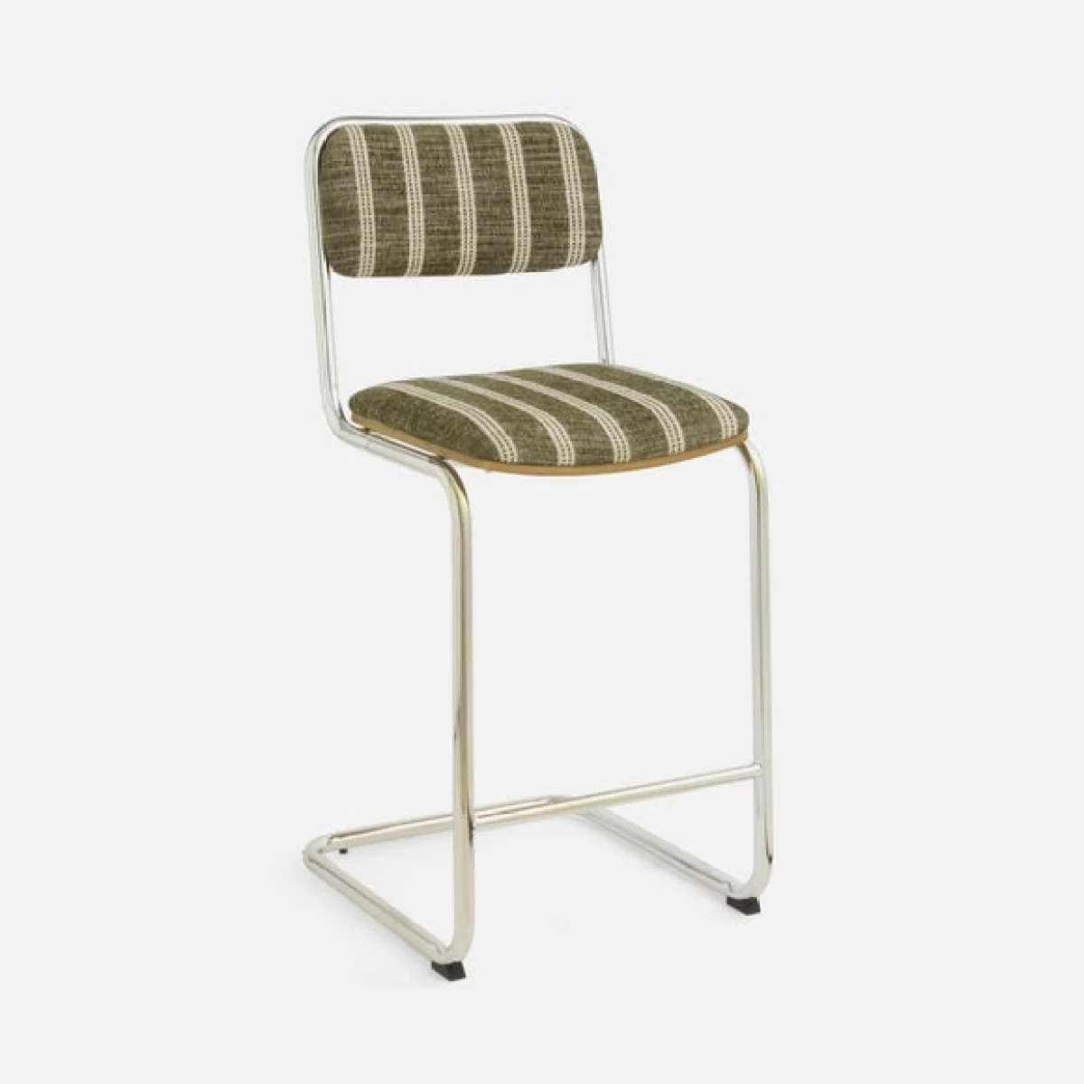 Draper Cantilever Barstool, Textured Weave – image 7
