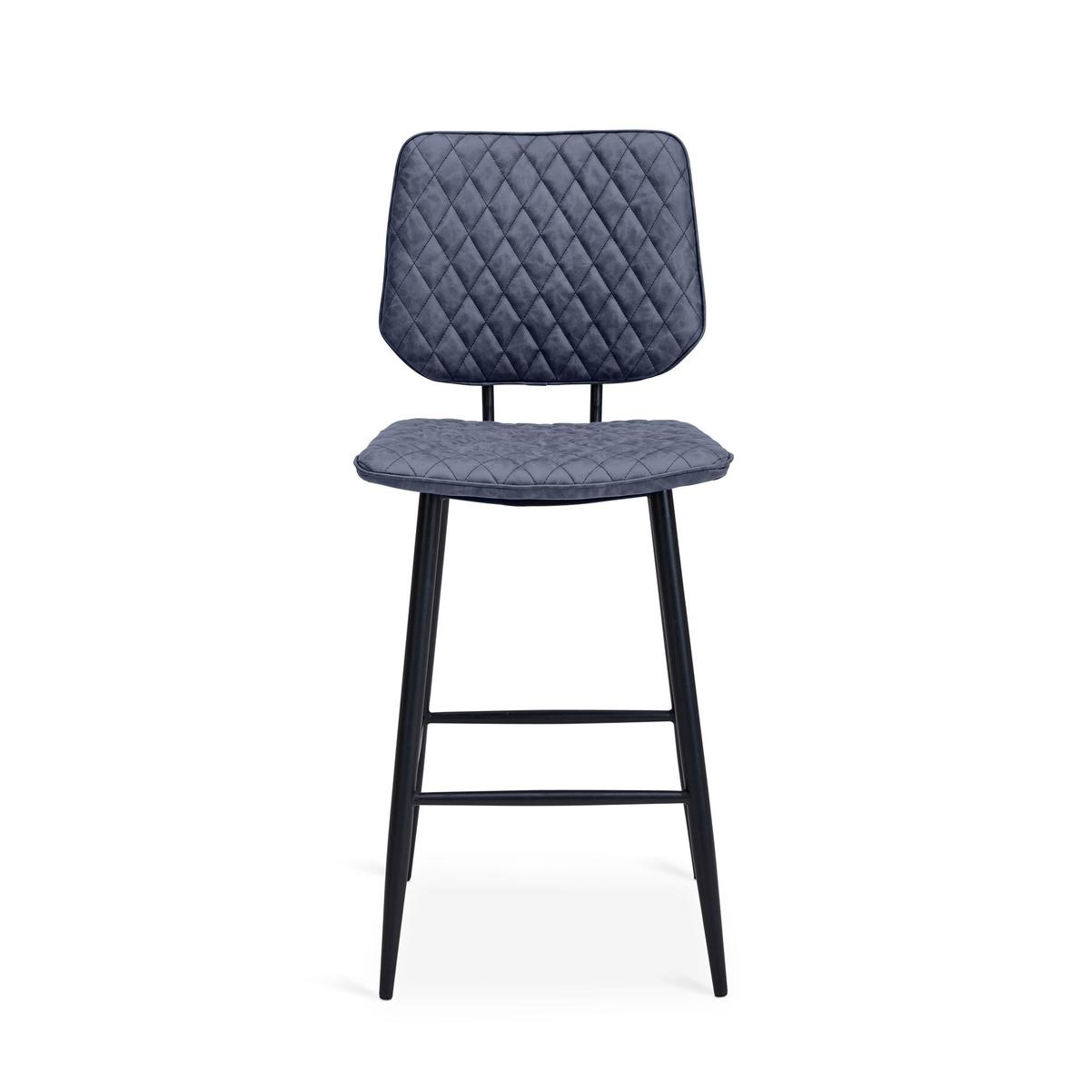 Austin PU Leather Bar Stool - Grey Grey – image 3