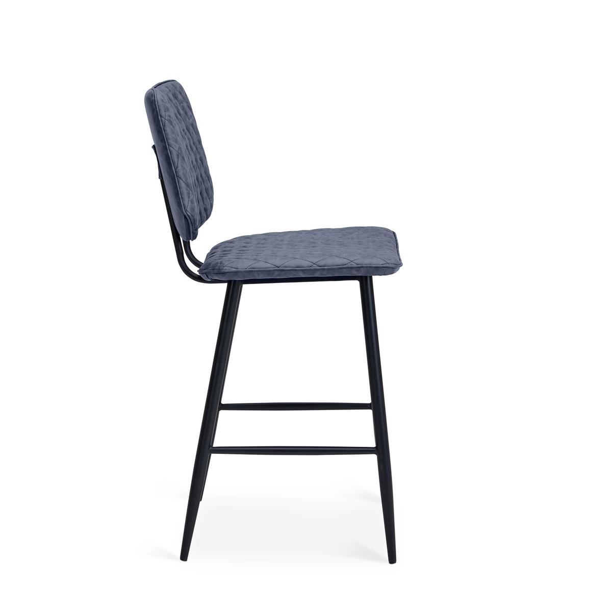 Austin PU Leather Bar Stool - Grey Grey – image 4