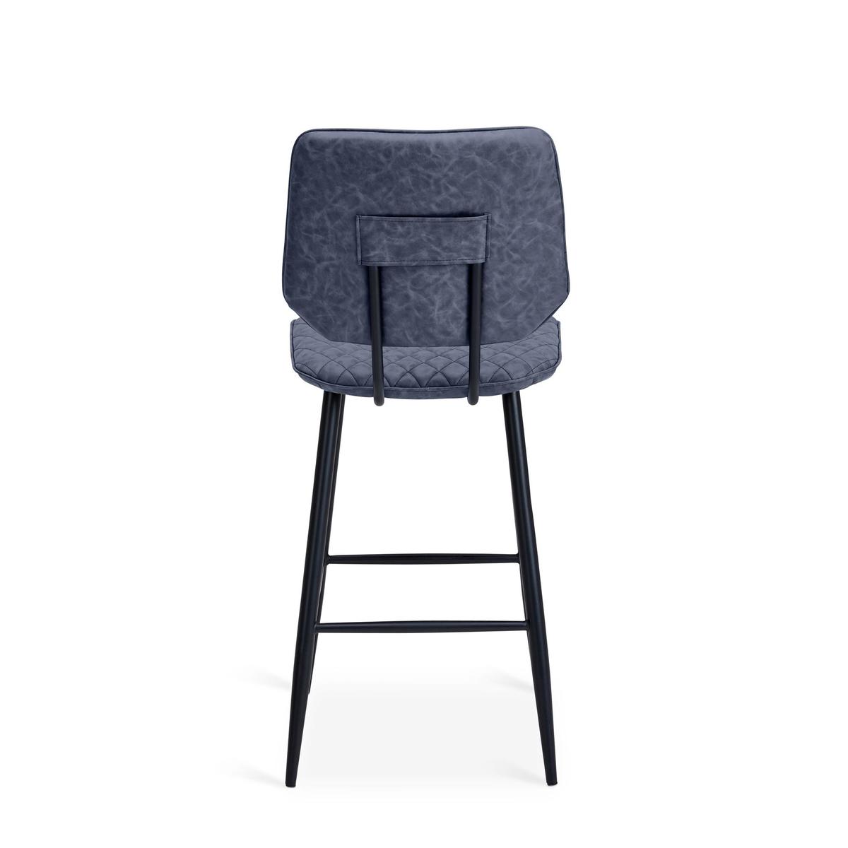 Austin PU Leather Bar Stool - Grey Grey – image 5