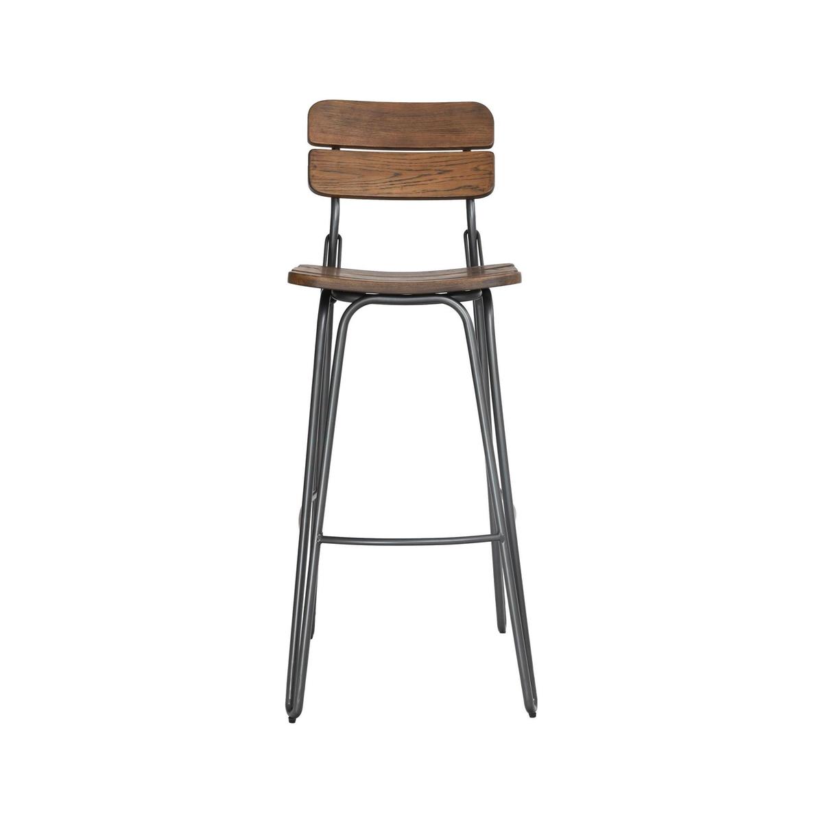 Delta Set of 2 Bar Stools Brown – image 2