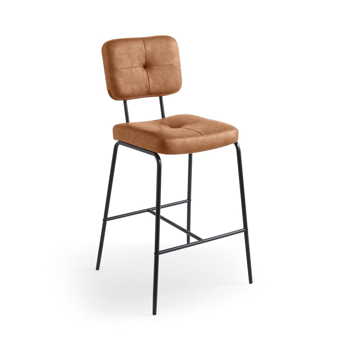 Jessie Counter Height Barstool, Faux Leather – image 5