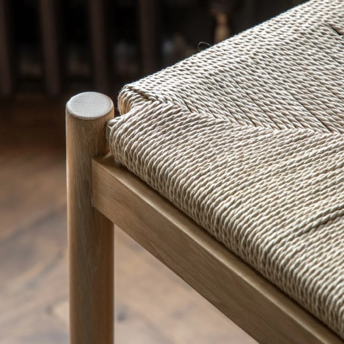 Return - Elda Rope Dining Stool, Natural – image 2