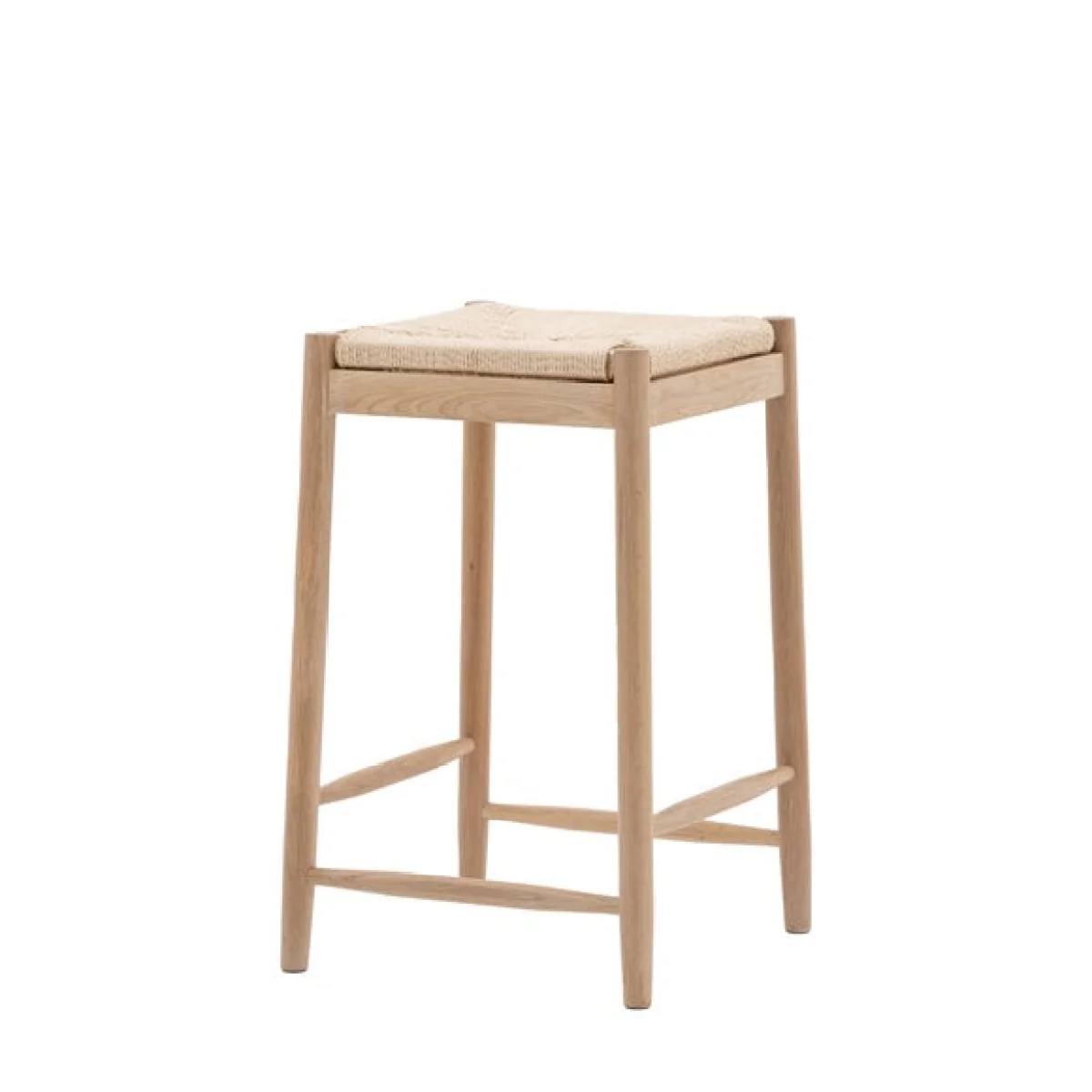 Return - Elda Rope Dining Stool, Natural – image 4