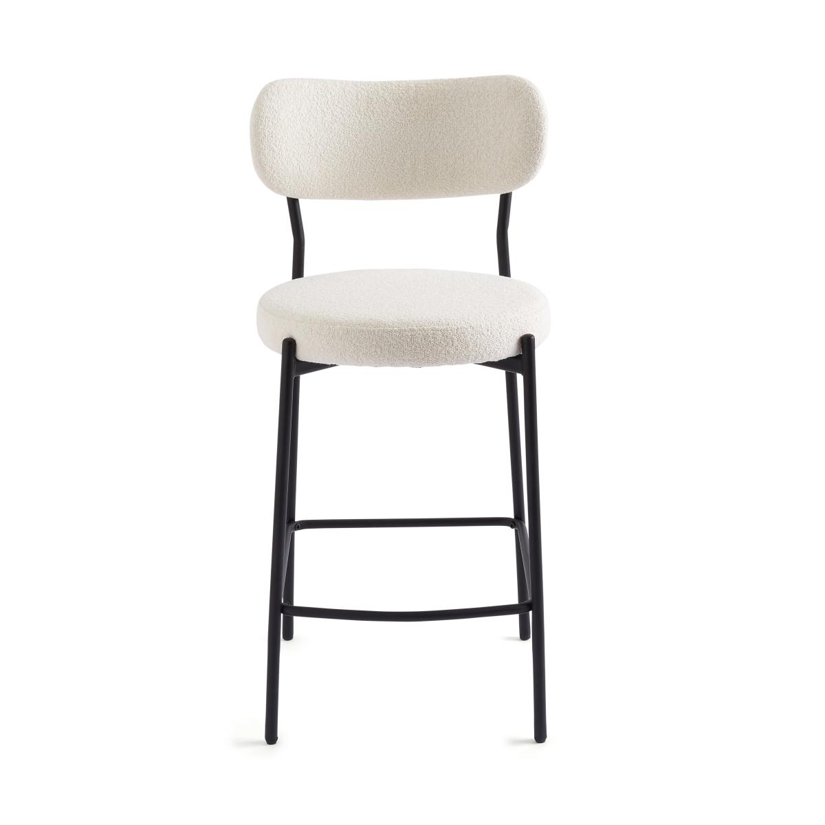 Laine Boucle Bar Stool Boucle Ivory – image 4