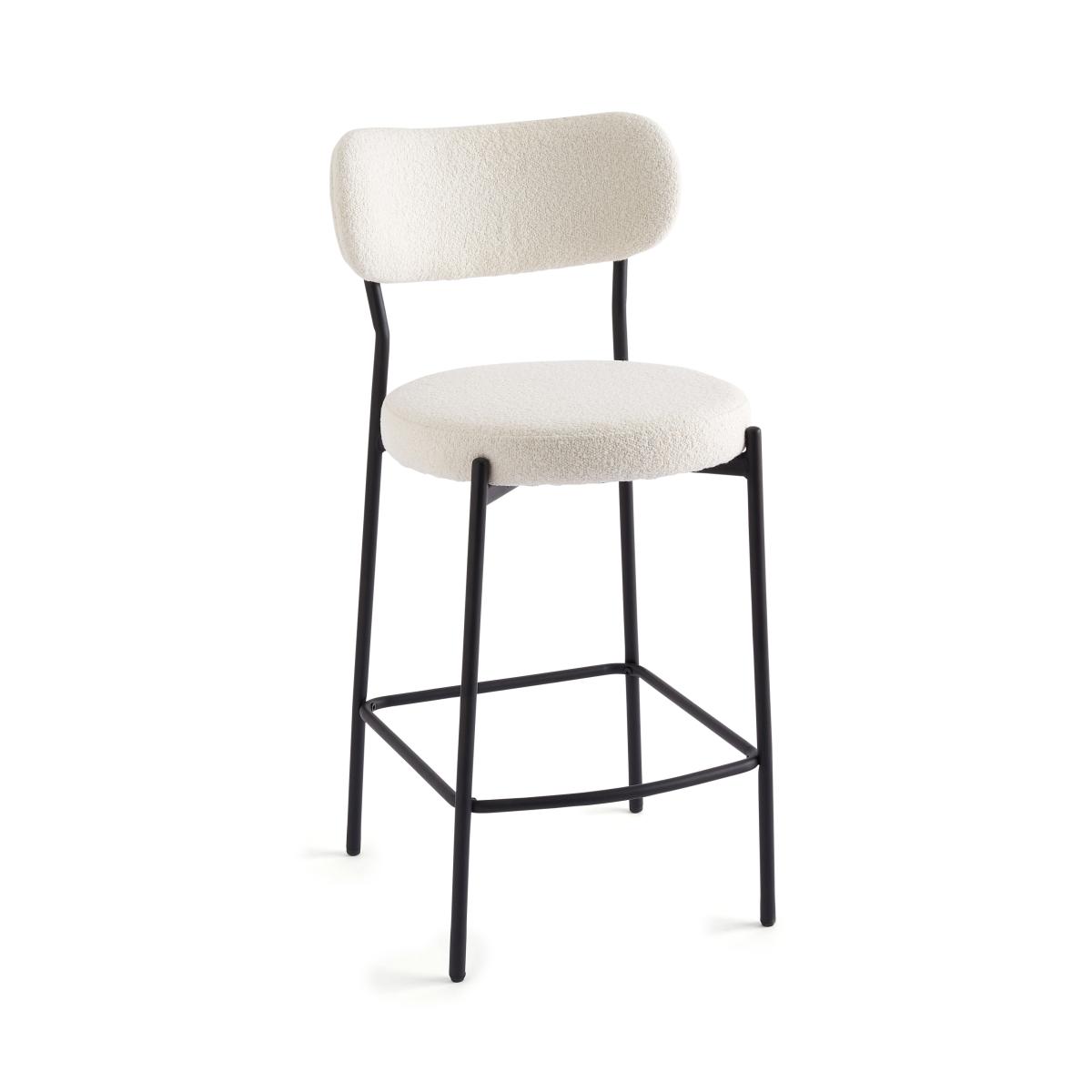 Laine Boucle Bar Stool Boucle Ivory – image 5